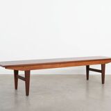 Low oak buffet, Danish design, 1970s, production: Denmark