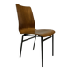 Chaise de salle à manger vintage Friso Kramer pour Auping 'Euroika' en contreplaqué, Pays-Bas 1960