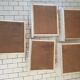 Bathroom cabinet in formica 70s