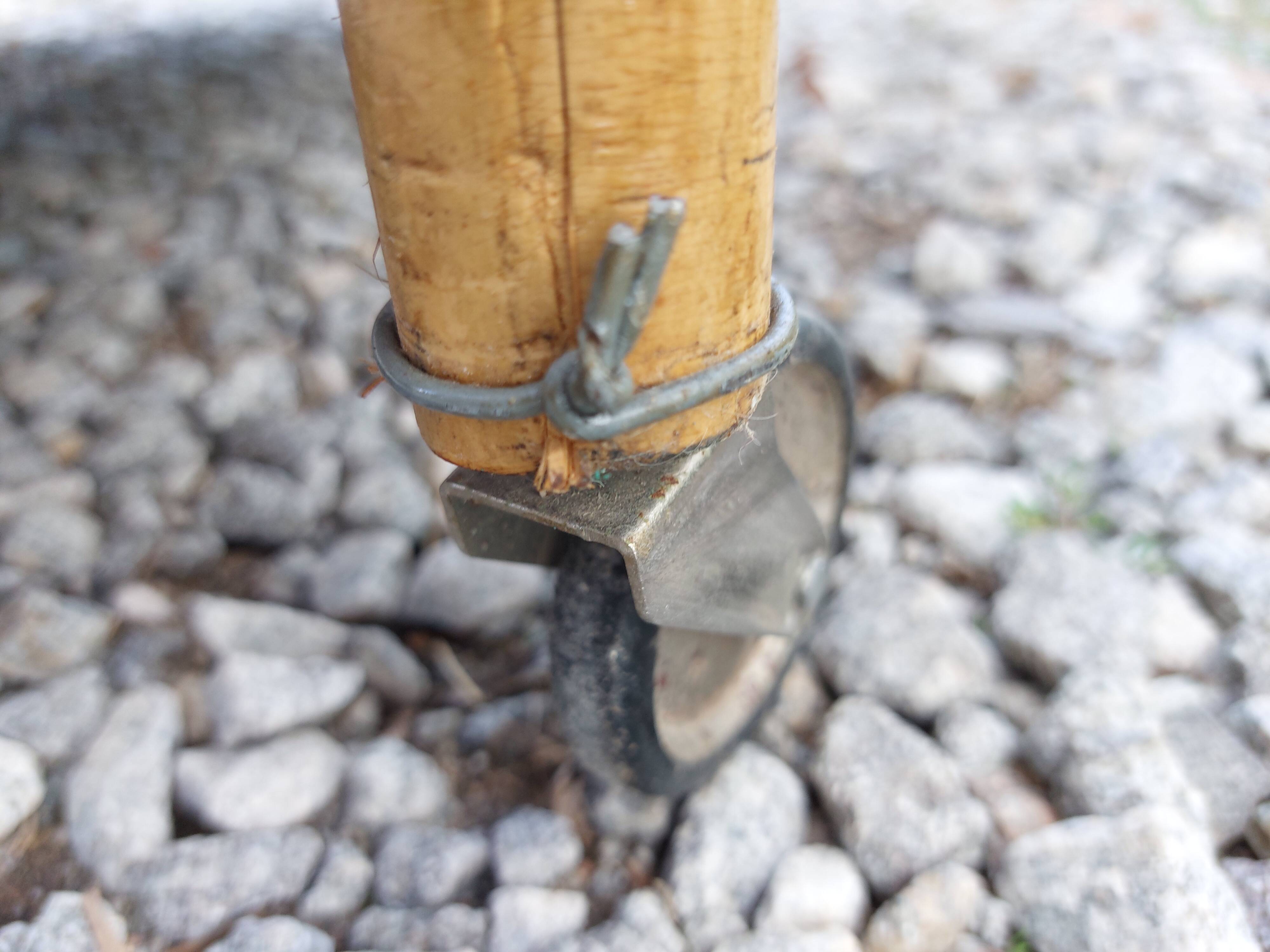 wheeled wicker dessert trolley, console, vintage