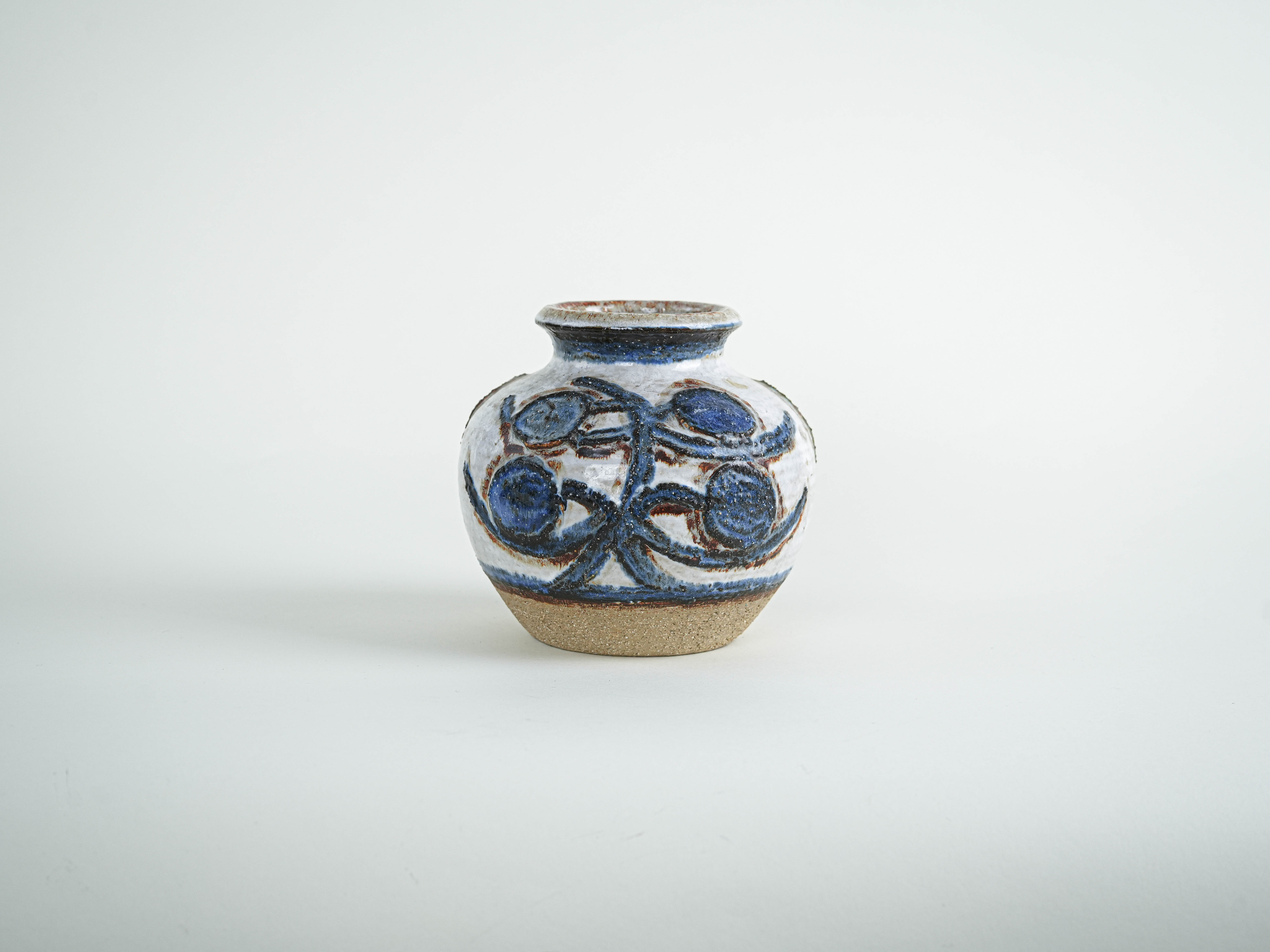 Ceramic vase, Danish design, 1960s, manufactured by Søholm