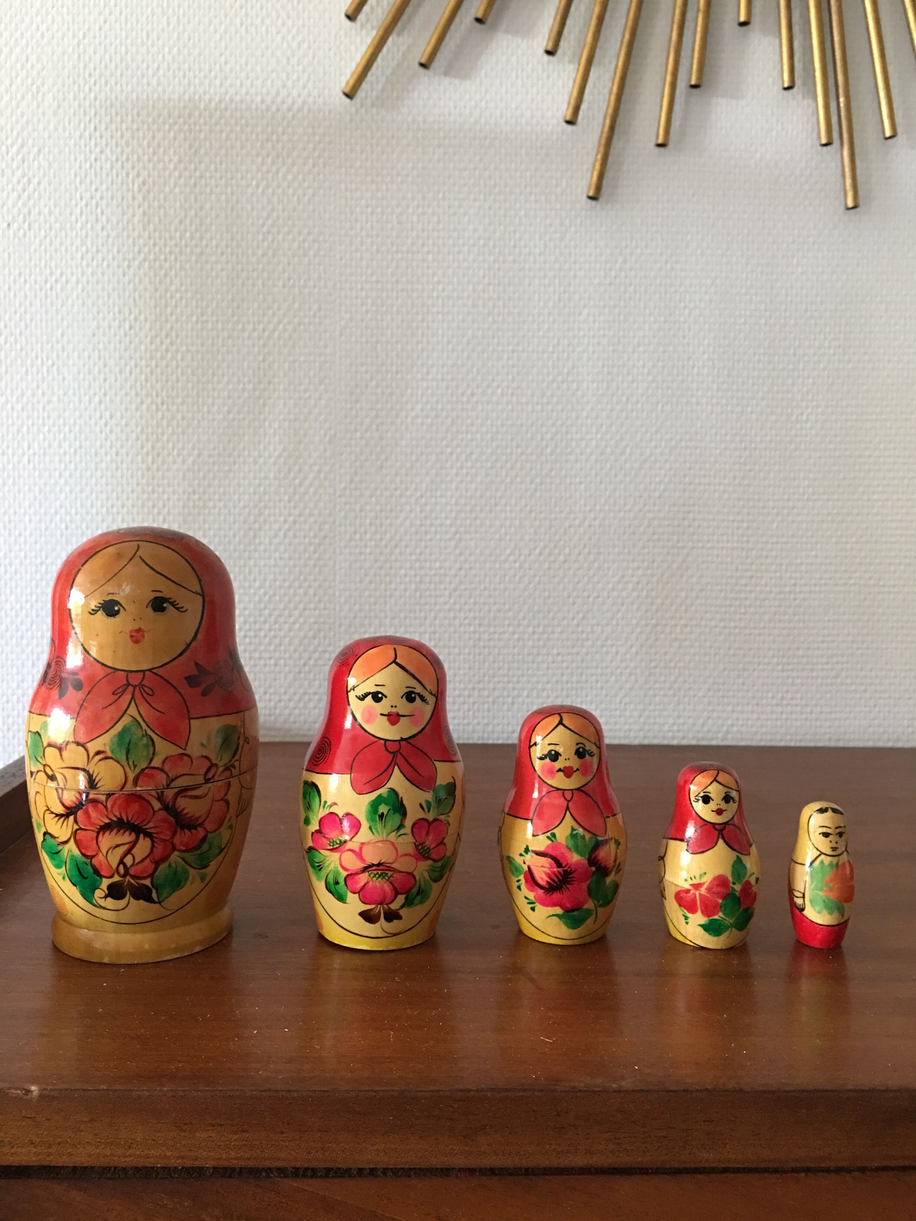 Vintage Russian Matryoshka Dolls