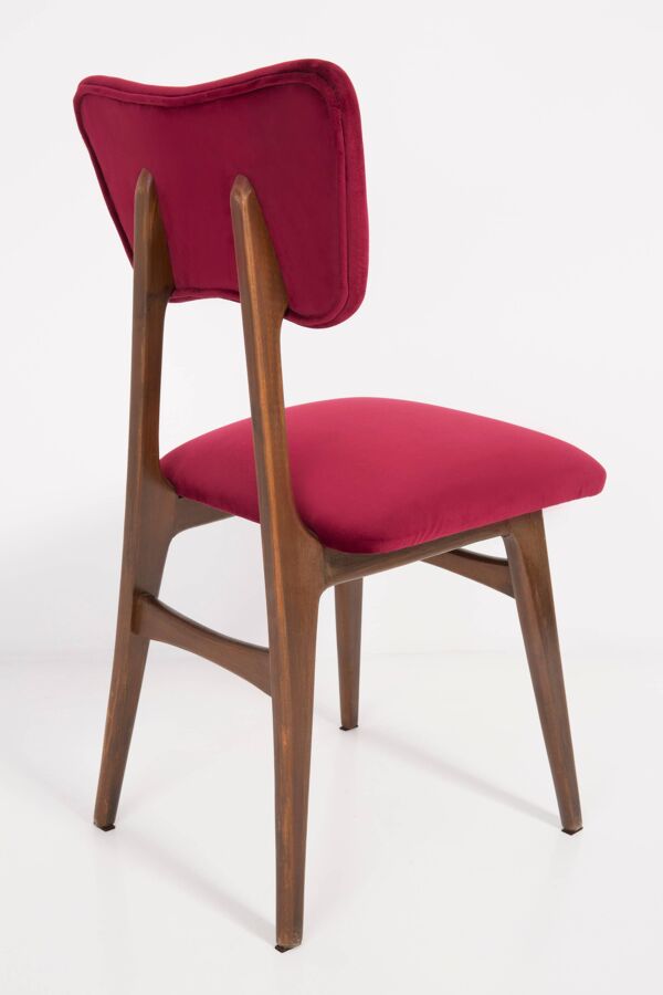 Chaise Bourgogne Rouge du 20ème Siècle, 1960