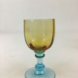 7 glasses of wine George Sand cristallerie Portieux