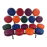 Marshmallow leather sofa by George Nelson for Vitra