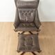 Falcon chair with footstool by Sigurd Ressell for Vatne Møbler