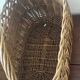 Vintage 1950s wicker basket