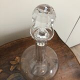 French carafe made of chiseled glass