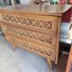 Commode rotin de 1970