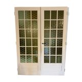 Double portes vitrage années 70