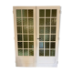 Double portes vitrage années 70