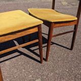 Pair of chairs by Henning Kjaernulf for Mobelfabrik