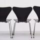3 chairs arne jacobsen 3107