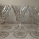 Suite of 8 water Baccarat Crystal glasses