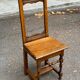 Chaise lorraine en chêne massif, 20ème siècle