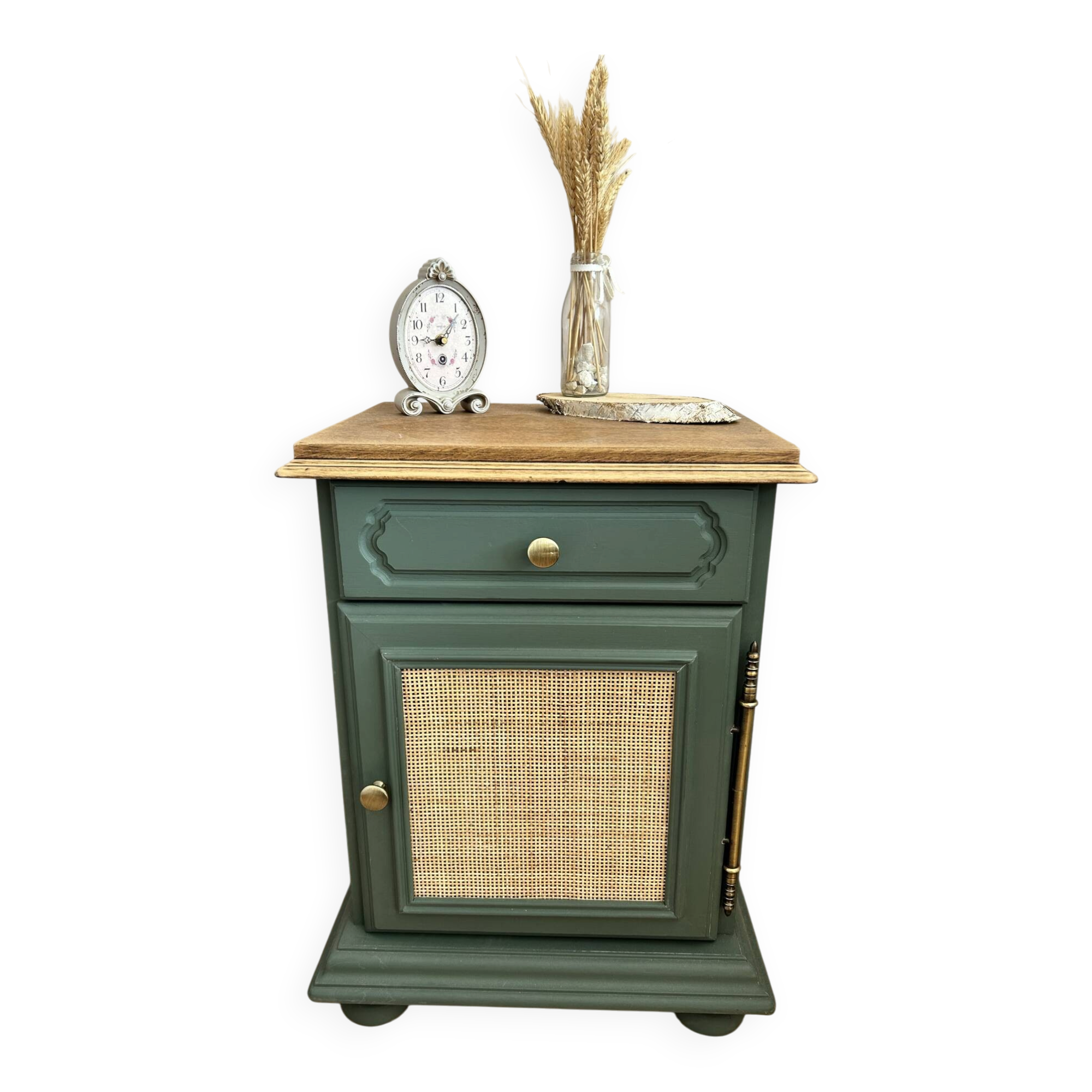 Table de nuit peinte