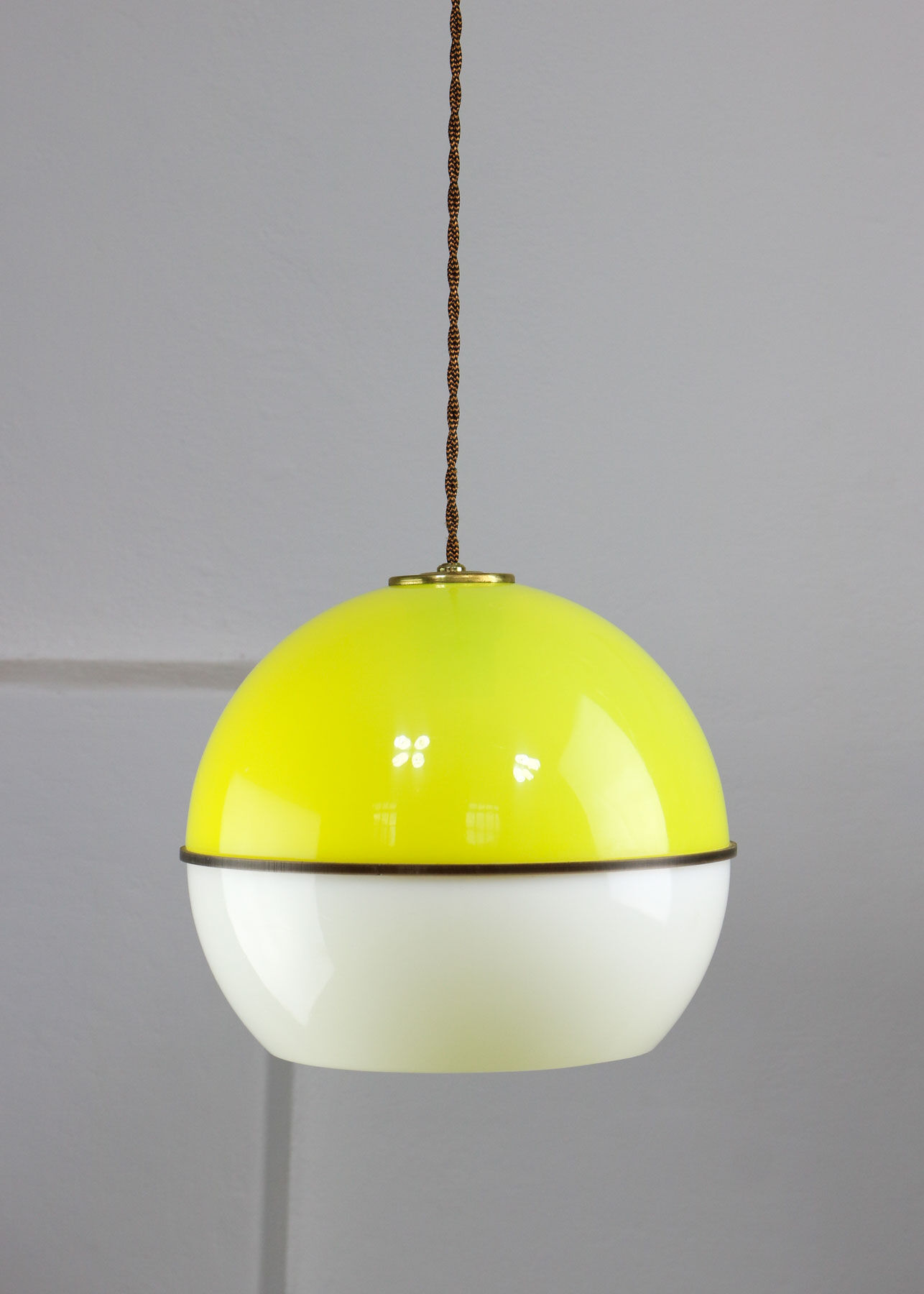 Space-age Plexiglass Pendant Lamp, 1970s