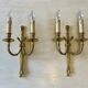 Pair of wall sconces Lucien Gau Paris model 16642