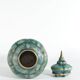 Art Deco Green Lustre Glaze Lidded Vase by Josef Ekberg Gustavsberg, 1920's
