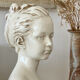 Glazed terracotta bust
