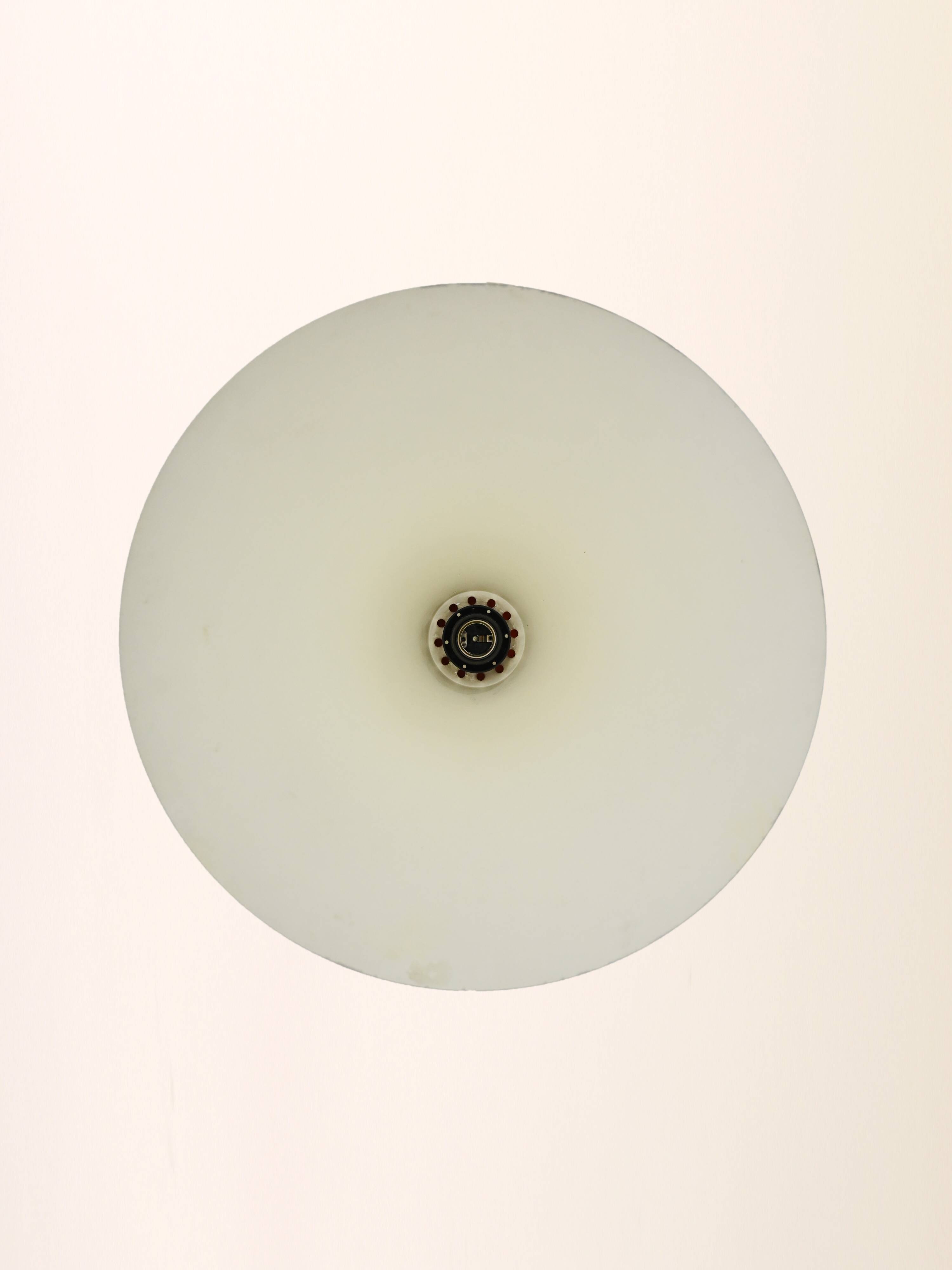 Scandinavian orange pendant lamp