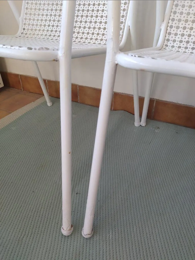 Chaises fauteuils en metal Emu Rio