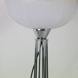 Lamp "space age". glass reflector, metal base. Circa 1970