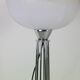 Lamp "space age". glass reflector, metal base. Circa 1970