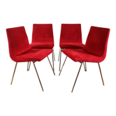 Series of vintage chairs by Pierre Paulin for Ligne Roset