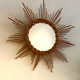Miroir en rotin