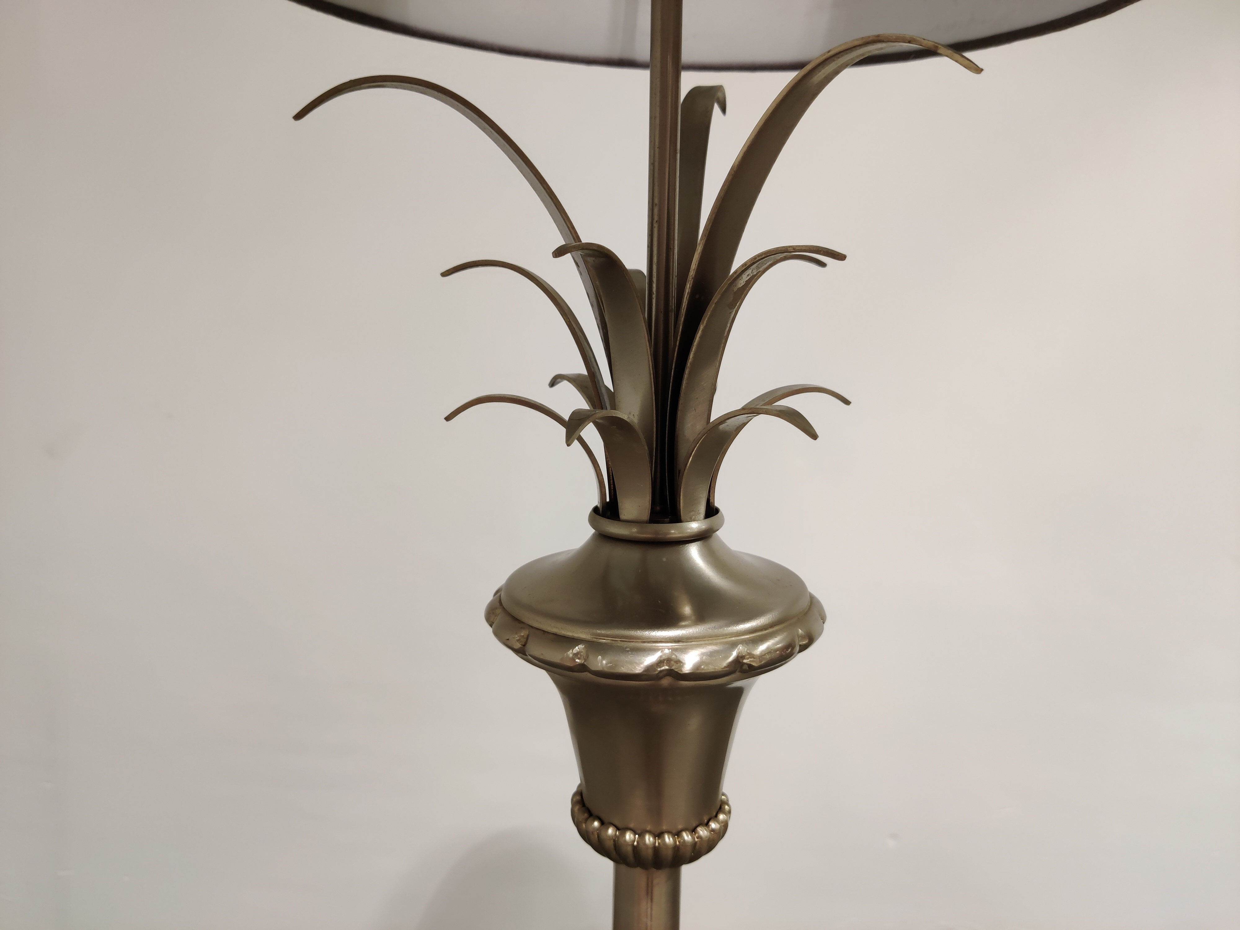 Lampe de sol vintage en forme de feuille d'ananas, années 1970