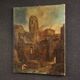 Antique Spanish landscape painting from the 18th century