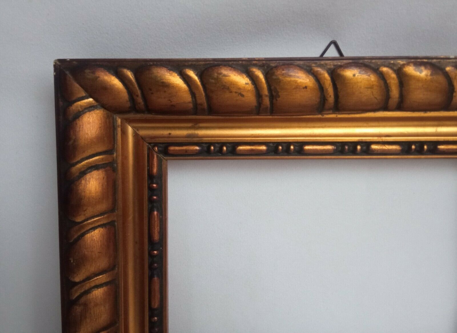 Wooden frame and gilded stucco circa 1900