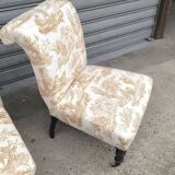 Pair of 1950s cocktail armchairs