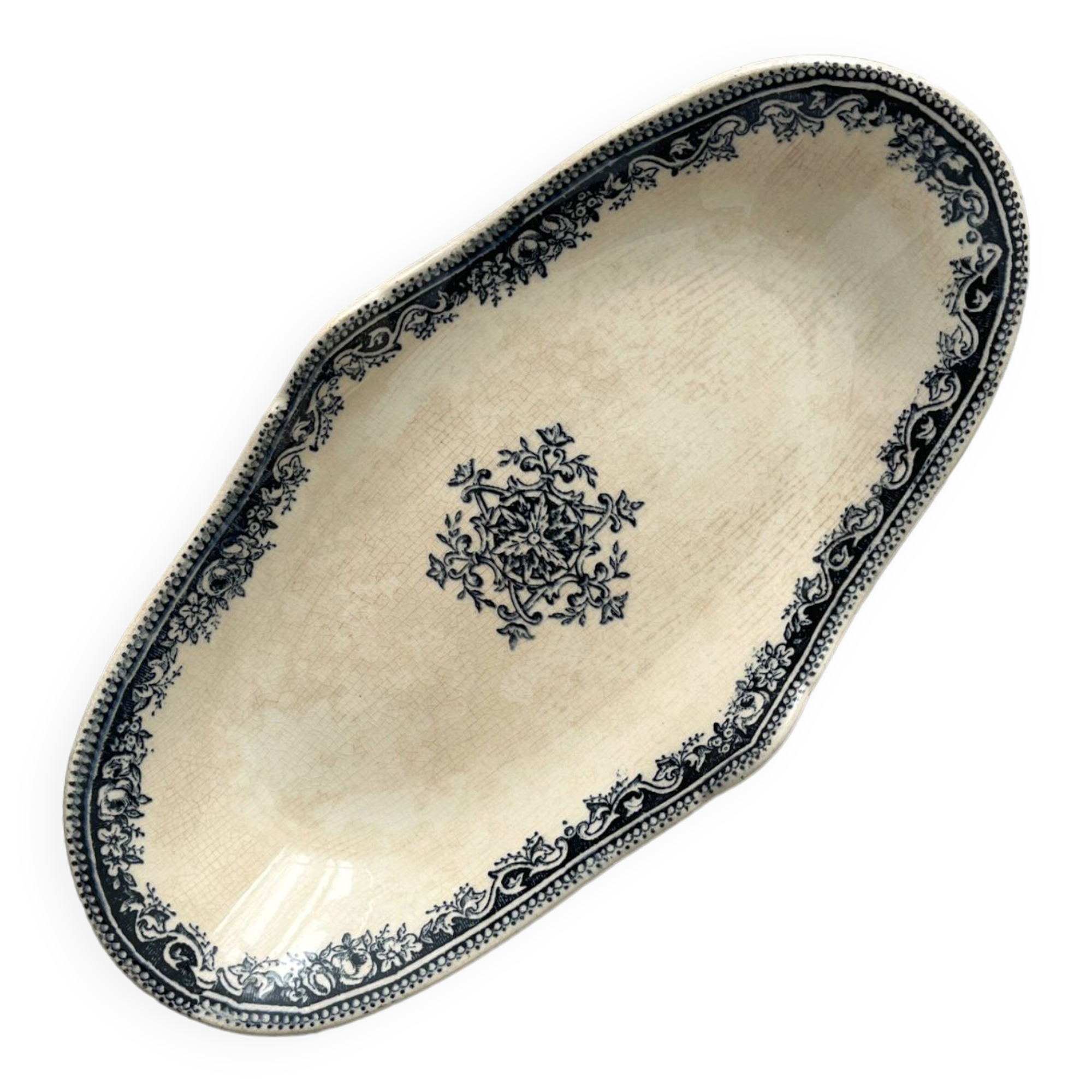 Ironware dish "Garlande Service" JVB Jules Vieillard Bordeaux