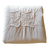 Old monogrammed fabric