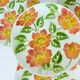 4 vintage dessert plates Moulin des Loups Orchies model Ontario 210677