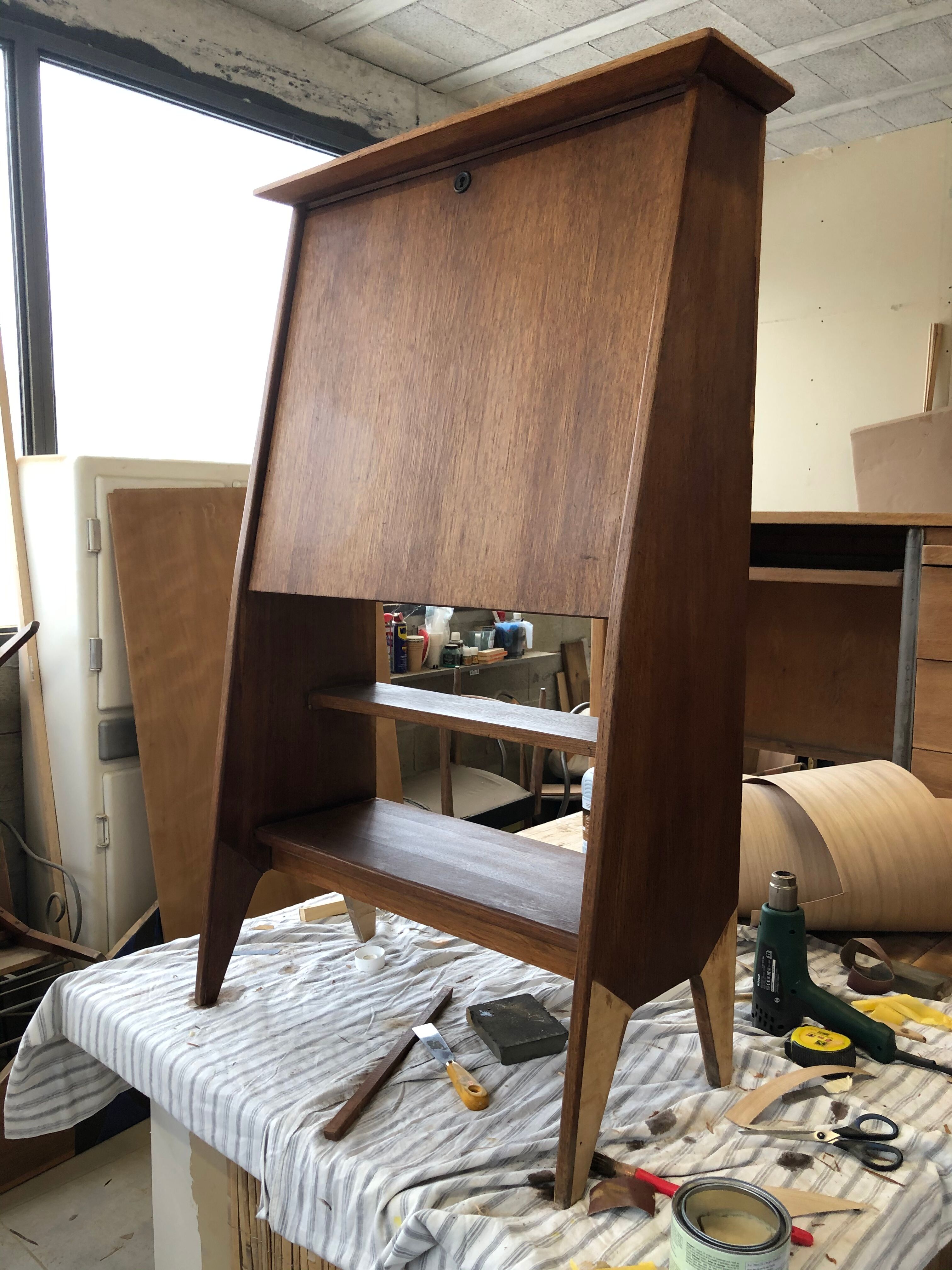 Roger Landault's Junior model secretary 1951 with time marks