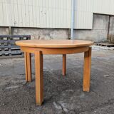 Dining table in elm from 1980