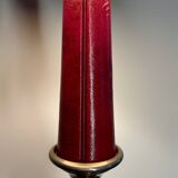 Leather lamp The tanner 60s/70s