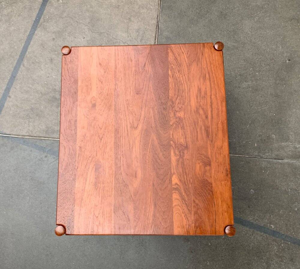 Mid-century Danish teak coffee table by Magnus Olesen, 1960s.