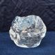 Kosta Boda Glass Rock or Ice Cube Candle Holder