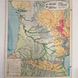 Map n107 Aquitaine Basin and Pyrenees