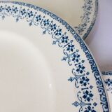 4 vintage dessert plates of Longwy