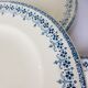 4 vintage dessert plates of Longwy