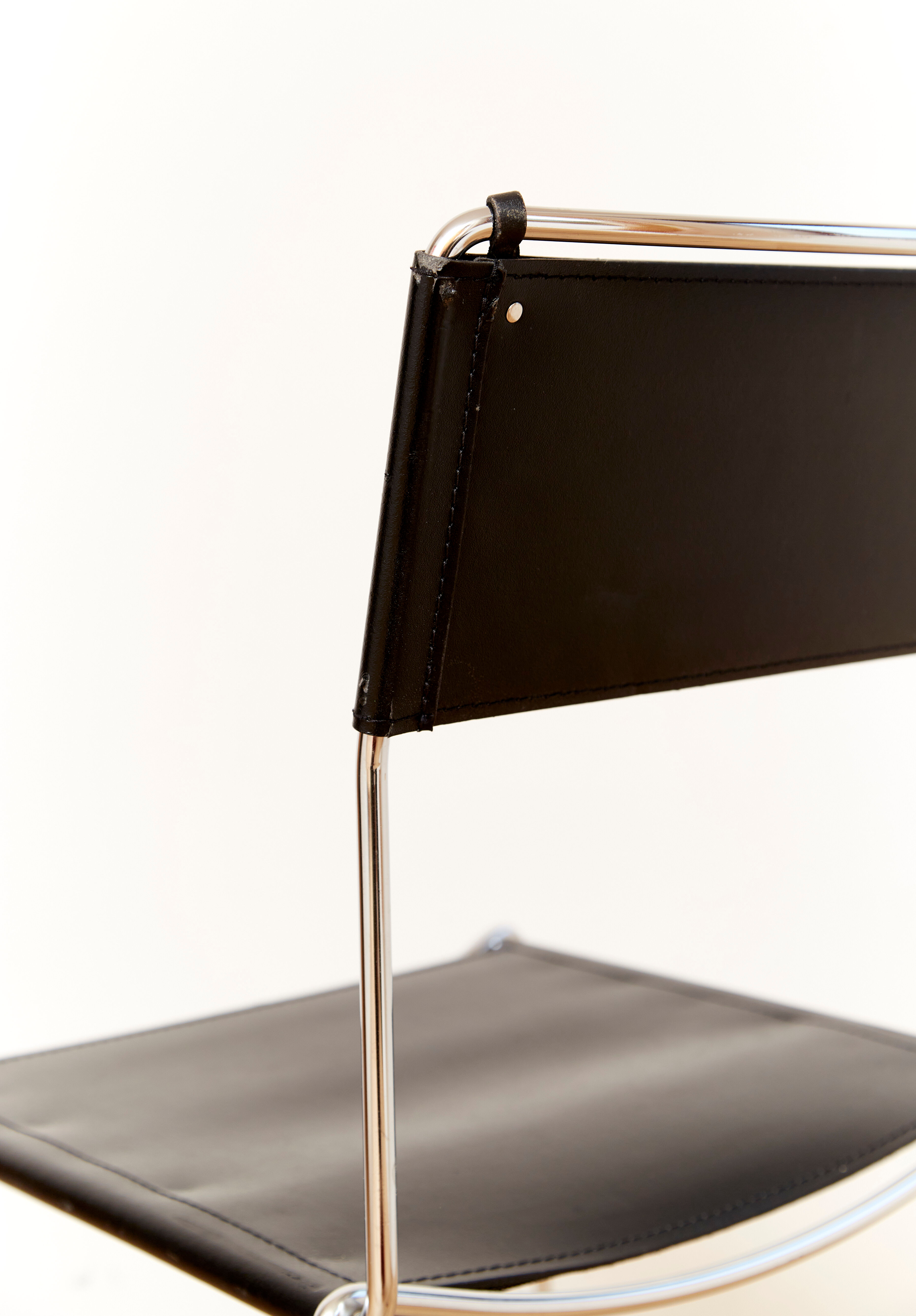 Leather dining chairs by Giandomenico Belotti  for Alias