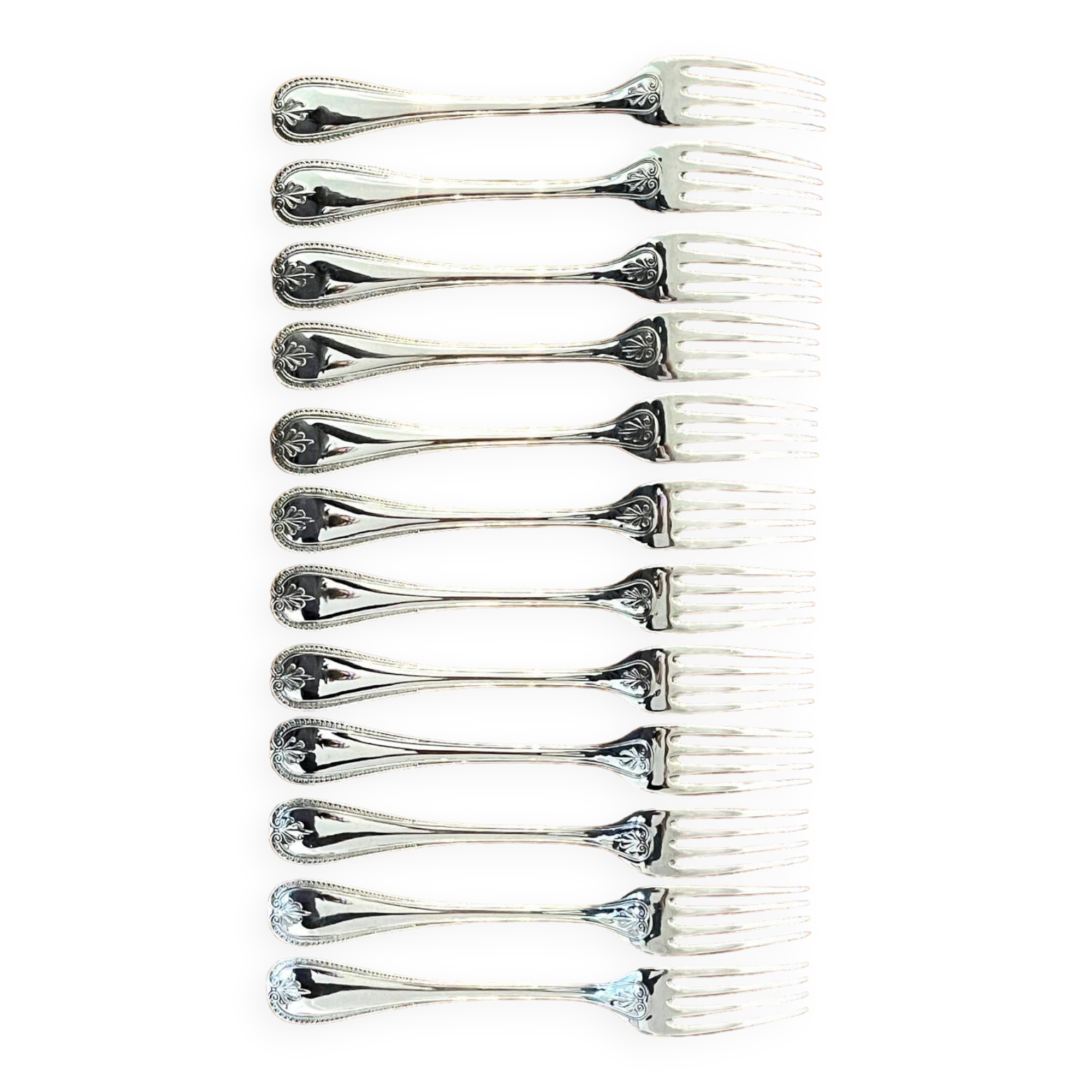 Christofle Malmaison 12 dessert forks 17 cm new condition
