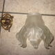 Antique bronze wall lamp