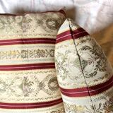 Rectangular cushions in antique fabric