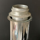Chrome and white lamp foot